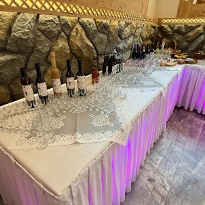Traditional Polish vodka served at a mountain wedding in Zakopane – a true taste of local culture for international guests